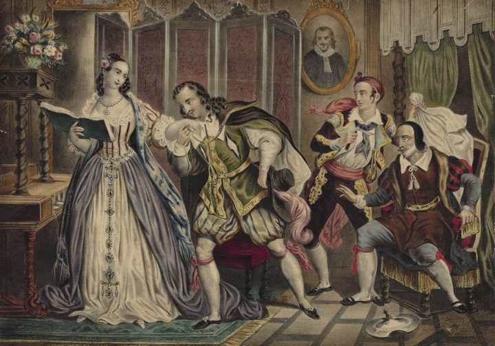 Il barbiere di Siviglia - Scena della lezione di musica, con Rosina, il conte, Figaro e Don Bartolo